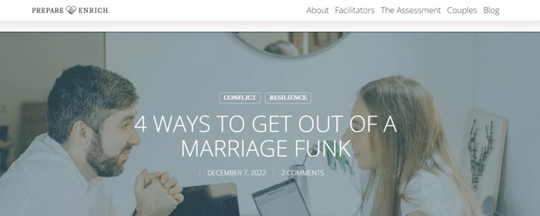4 Ways to Get Out of A Marriage Funk