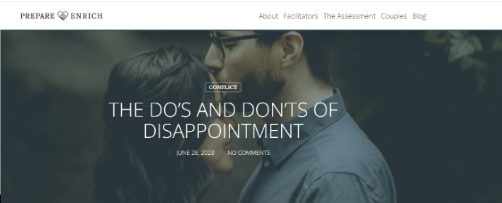 The Do’s and Dont’s of Disappointment