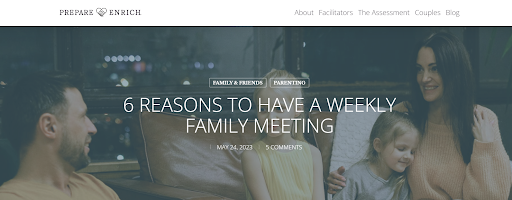 6 Reasons to Have a Weekly Family Meeting